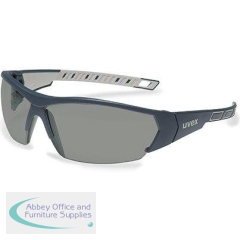 Uvex i-Works Grey-Lens Safety Glasses