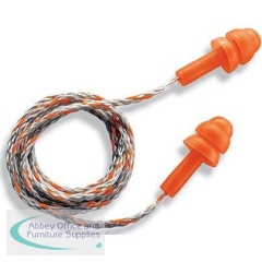 Uvex Whisper Corded Reusable Earplugs Pairs (Pack of 50)