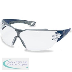 Uvex Pheos CX2 Clear-Lens Safety Glasses