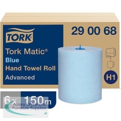 Tork Matic Advanced H1 Blue Roll 150m