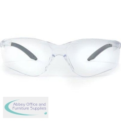 Riley Fabri Clear-Lens Safety Glasses