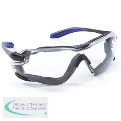 Riley Quadro Clear-Lens Safety Glasses
