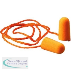 3M 1110 Corded Disposable Earplugs Pairs (Pack of 100)
