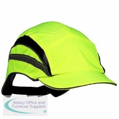 3M First Base 3 Classic Hi-Vis Yellow Bump Cap