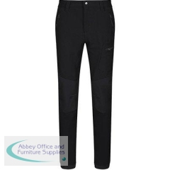 Regatta Prolite Men\'s Black Softshell Stretch Work Trousers 34R