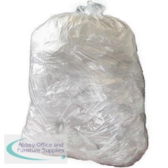 The Green Sack Clear 120L Heavy Duty Compactor Bag (Pack of 100)