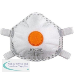 Alpha Solway 3530V Valved FFP3 Dust Mask (Pack of 5)