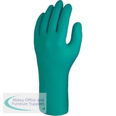 Skytec TX530 Green Nitrile Disposable Gloves S (Pack of 100)