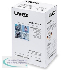 Uvex Lens Cleaning Towelettes (Pack of 100)