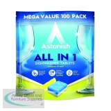 Astonish All in 1 Dishwasher Tablets Blue (Pack of 100) AST21073