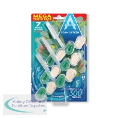 Astonish Foam and Fresh Eucalyptus Toilet Blocks x3 (Pack of 9) C2115