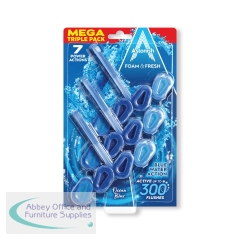 Astonish Foam and Fresh Ocean Toilet Blocks x3 (Pack of 9) C2120