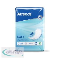 Attends Soft Sanitary Pads For Sensitive Skin Size 7 (Pack of 34) 204818