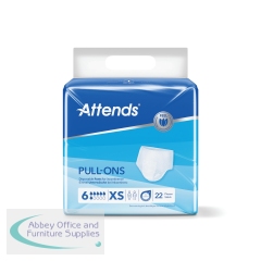 Attends Pull-Ons Incontinence Pants Size 6XS x4 (Pack of 22) 35954
