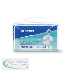 Attends Slip Air Comfort Nappies Size 10M x4 (Pack of 26) 37787