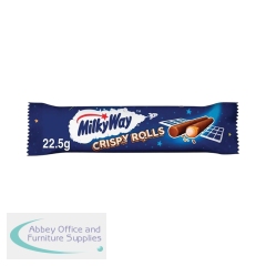 Mars Milky Way Milk Chocolate Crispy Rolls 22.5g (Pack of 24) 100540