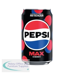 Pepsi Max Cherry Cans 330ml (24 Pack) 402112