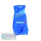 Gillette 2 Disposable Razors x5 (Pack of 24) TOGIL263