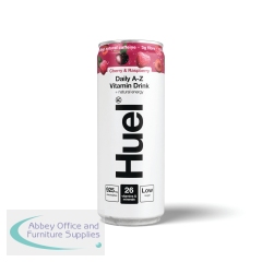 Huel A-Z Vitamin Drink Cherry/Raspberry 330ml (Pack of 12) 127558
