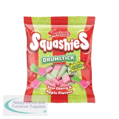 Swizzels Squashies Drumstick Sour Cherry and Apple Bag 120g 124212