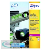 Avery Laser Label 99.1x42.3mm Heavy Duty White (Pack of 240) L4776-20
