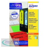 Avery Assorted Lever Arch Spine Label 200x60mm (80 Pack) L7171A-20