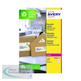 Avery Recycled Parcel Labels 8 Per Sheet White (120 Pack) LR7165-15