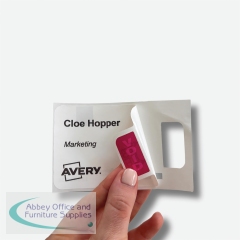 Avery Self-Adhesive Visitor Paper Badges Roll with Expiring Tabs 4851E-THR