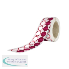 Avery Self-Adhesive Time-Expiring Paper Badge Dots Roll 4852E-THR