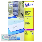 Avery Laser Mini Labels 22x12mm 48 Per Sheet Clear (1200 Pack) L7553-25