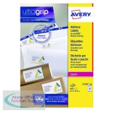 Avery Ultragrip Laser Address Labels QuickPEEL 63.5x33.9mm 24 Per Sheet White (6000 Pack) L7159-250