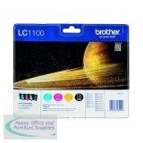 Brother LC1100HY Inkjet Cartridge Multipack CMYK LC1100HYVALBP