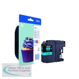 Brother LC123 Inkjet Cartridge Pack of 3 CMY LC123RBWBP