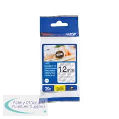 Brother P-Touch TZE131S Black On Clear Label Tape Cassette 12mm x 4m 4977766736619