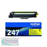 Brother TN-247Y Toner Cartridge High Yield Yellow TN247Y