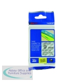 Brother P-Touch TZe 9mm Black on Clear Labelling Tape TZE121