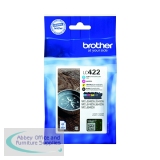 Brother LC422 Inkjet Cartridge Multipack CMYK LC422VAL