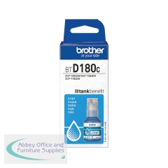 Brother Ink Bottle Super High Yield Cyan BTD180C
