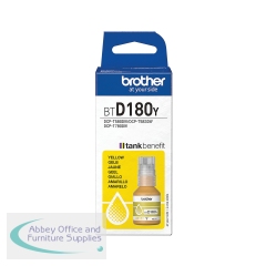 Brother Ink Bottle Super High Yield Yellow BTD180Y