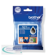 Brother LC-521Bk Black Ink Cartridge LC521BK