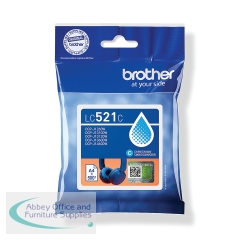 Brother LC-521C Cyan Ink Cartridge LC521C