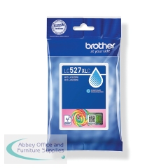 Brother LC527XL Ink Cartridge High Yield Cyan LC527XLC