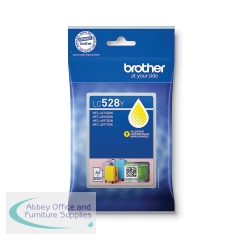Brother LC528 Ink Cartridge Extra High Yield Yellow LC528Y