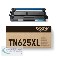 Brother TN625XL Toner Cartridge High Yield Cyan TN625XLC