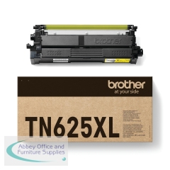Brother TN625XL Toner Cartridge High Yield Yellow TN625XLY