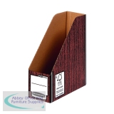 Bankers Box Premium Magazine File-Woodgrain (5 Pack) 723303