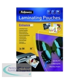Fellowes A4 Enhance Matt 160 Micron Laminating Pouch (100 Pack) 5452101