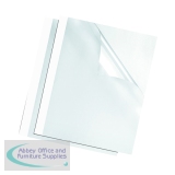 Fellowes White 3mm Thermal Binding Covers (100 Pack) 53152