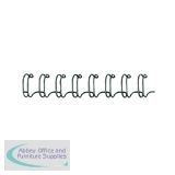 Fellowes 6mm Black Wire Binding Element (100 Pack) 53218
