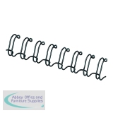 Fellowes 10mm Black Wire Binding Element (100 Pack) 53265